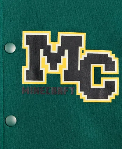 Epic Threads Boys' 5-20 Minecraft Varsity Jacket, Macy's Exclusive In Green