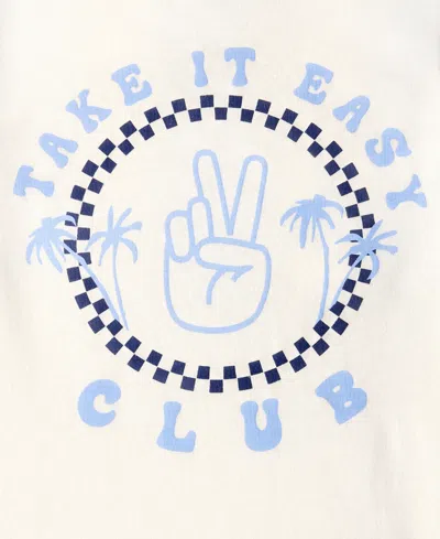 Epic Threads Boys' Toddler 2t-4t Leaf-print Shirt, Tank Top And Shorts 3-piece Set, Macy's Exclusive In Blue