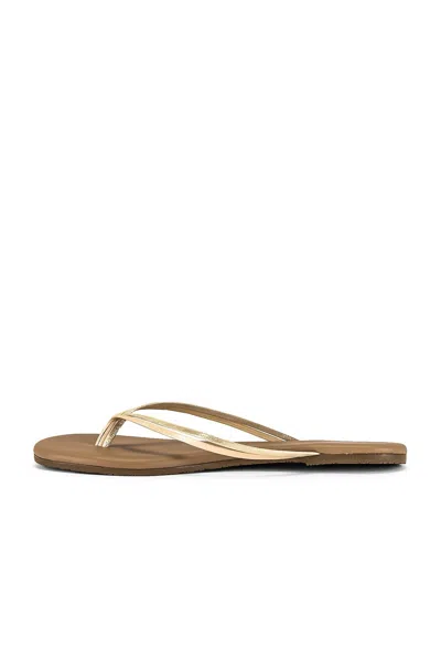 Tkees Women's Duos Sandals In Oyster Shell In Gold