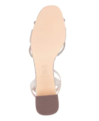 Nina Women's Bracha Block Heel Sandals In Silver