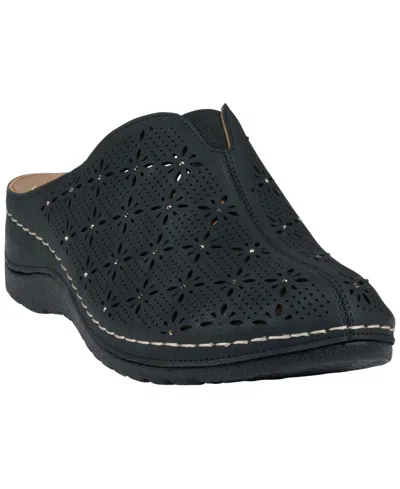 Gc Shoes Women's Vale Wedge Mules In Black