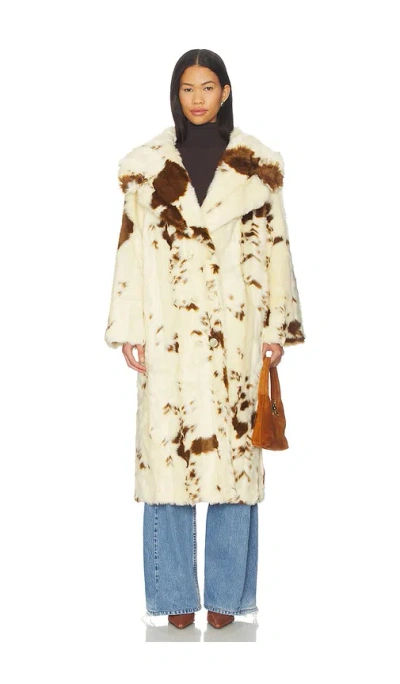 Adrienne Landau Catherine Coat In Neutral