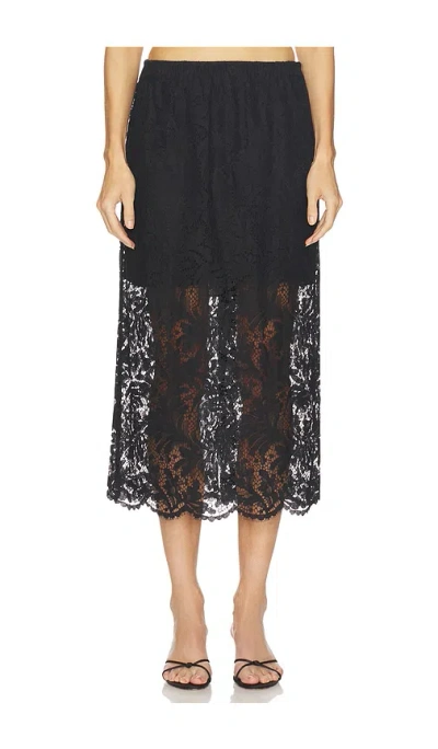 A.l.c . Lydia Lace Skirt In Black