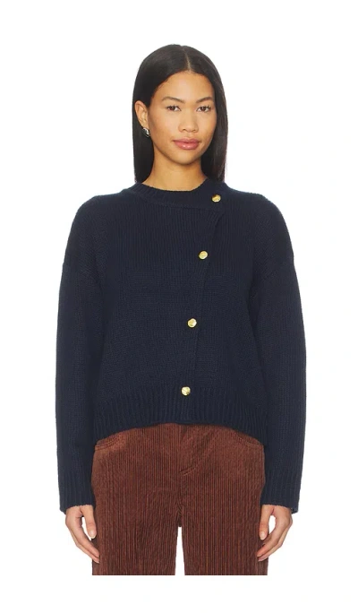 Astr Jackeline Cardigan In Blue