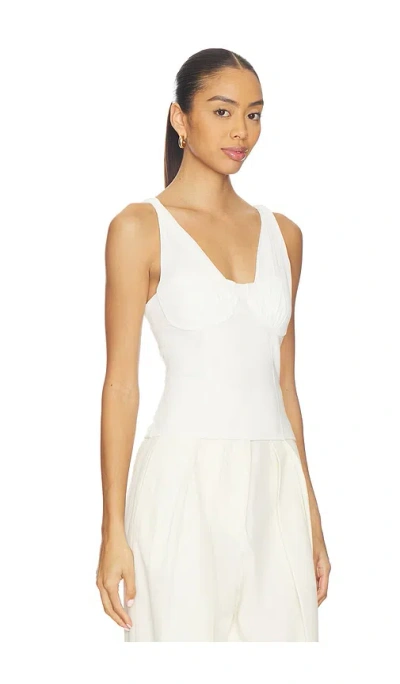 Steve Madden Addisyn Top In White