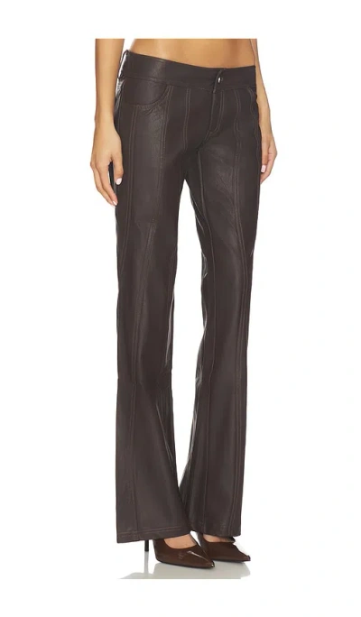 Ow Collection Jade Pant In Brown