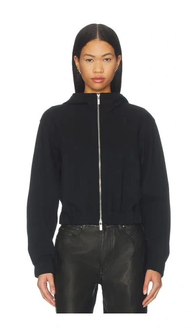 Helmut Lang Hooded Shell Jacket In Black