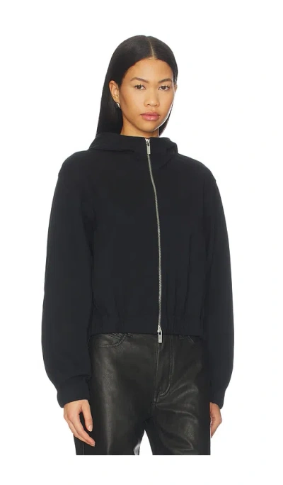 Helmut Lang Hooded Shell Jacket In Black