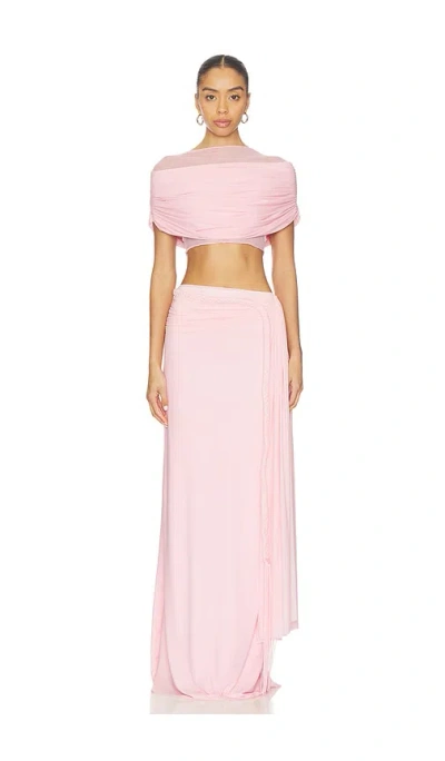 Deme By Gabriella Alyssa Dress In Pink