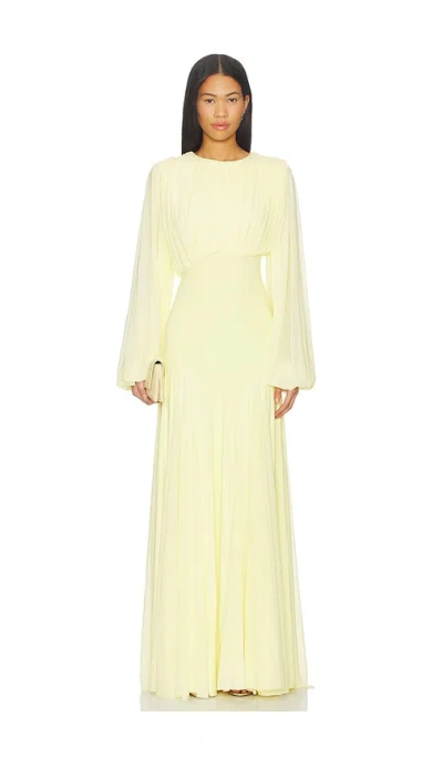Deme By Gabriella Jeanie Dress In Yellow