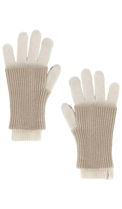 Rag & Bone Blake Tonal Gloves In White