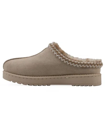 White Mountain Women's Icebin Clog Slippers In Brown