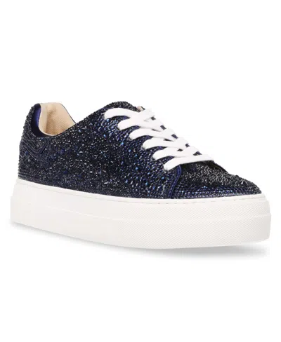 Betsey Johnson Women's Sidny Platform Sneakers In Blue