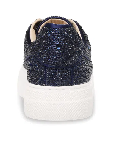 Betsey Johnson Women's Sidny Platform Sneakers In Blue