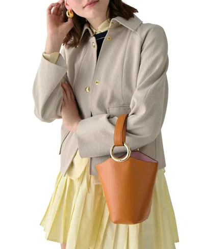 Kate Spade Halo Mini Smooth Leather Bucket Bag