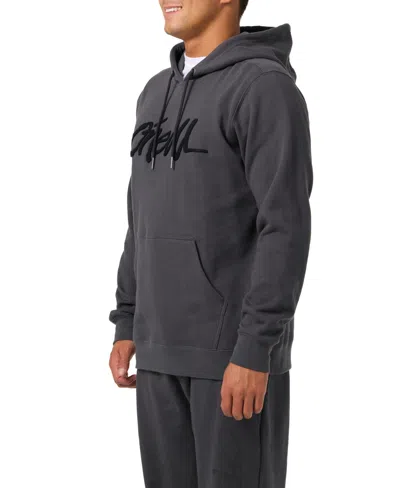 O'neill Men's Capitola Logo Applique Pull-on Sweatshirt In Black