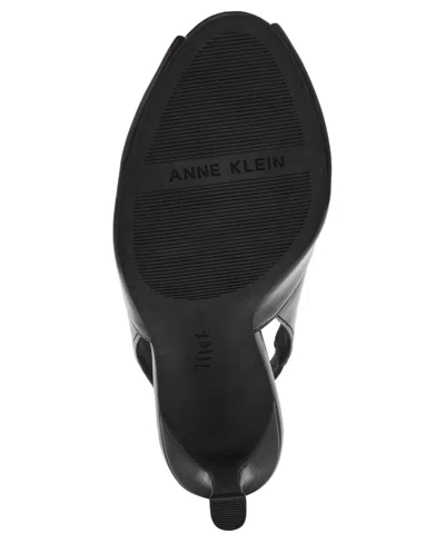 Anne Klein Jovi Slingback Peep Toe Pump In Black
