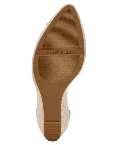 Anne Klein Women's Wilmott Wedge Heel Sandals In Brown