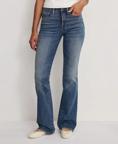 Good American Women's Classic Slim Fit Bootcut Jeans In Blue