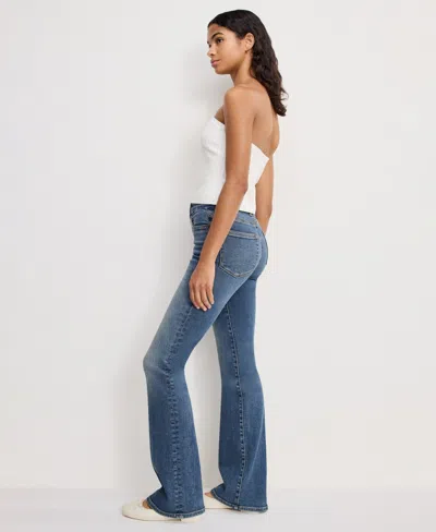 Good American Women's Classic Slim Fit Bootcut Jeans In Blue