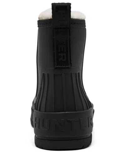 Hunter Women's Willa Insulated Waterproof Rain Booties From Finish Line In Black