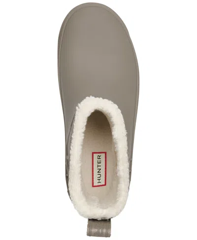 Hunter Women's Willa Insulated Waterproof Rain Booties From Finish Line In Brown