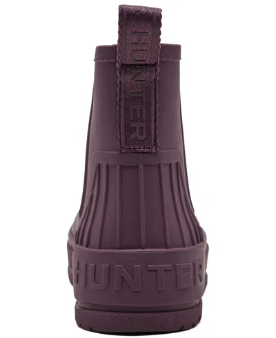 Hunter Women's Wales Waterproof Rain Booties From Finish Line In Purple