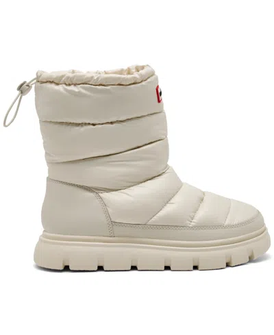 Hunter Maribel Waterproof Snow Boot In White
