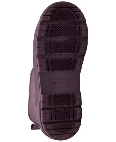 Hunter Women's Wales Waterproof Rain Booties From Finish Line In Purple