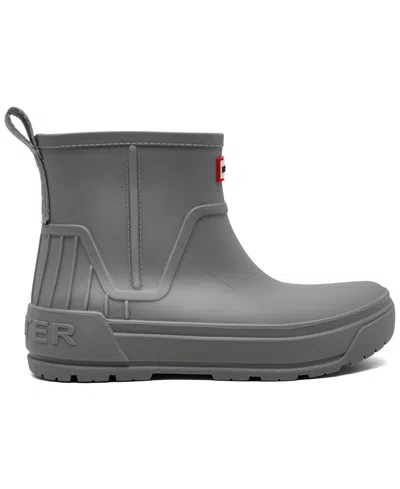 Hunter Women's Wales Waterproof Rain Booties 11 Medium Gray