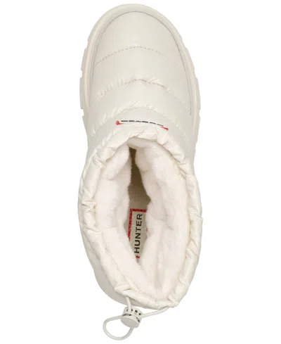 Hunter Maribel Waterproof Snow Boot In White