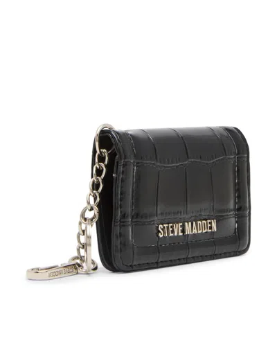 Steve Madden Bjem-b Bifold Card Case Wallet In Black