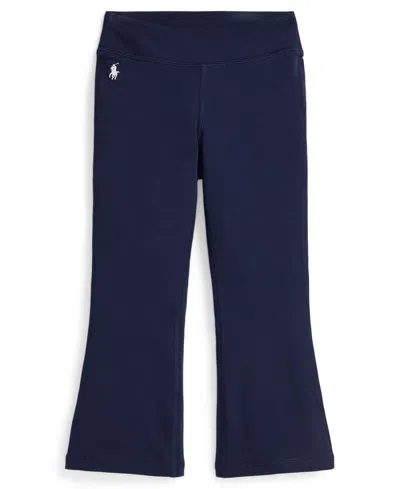 Polo Ralph Lauren Girls 2t-6x Stretch Flare Leggings In Blue