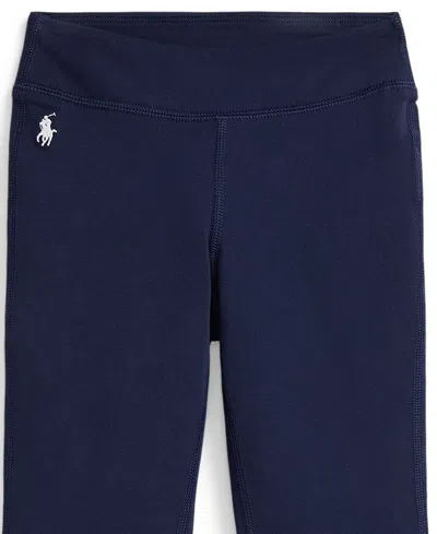Polo Ralph Lauren Girls 2t-6x Stretch Flare Leggings In Blue