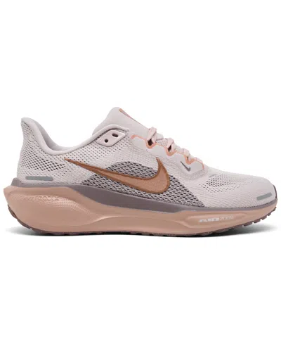 Nike Women's Pegasus 41 Running Sneakers From Finish Line In Pink