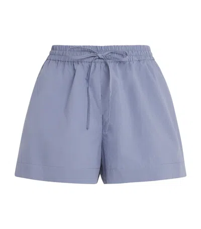 Matteau Cotton Relaxed Shorts In Blue