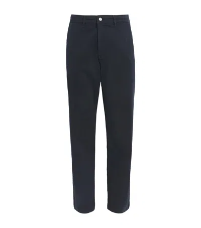 Nn07 Stretch-organic Cotton Aden Chinos In Black