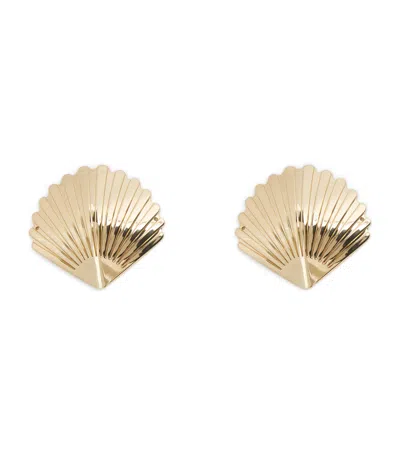 Bordelle Gold-plated Shell Nipple Covers In Gold