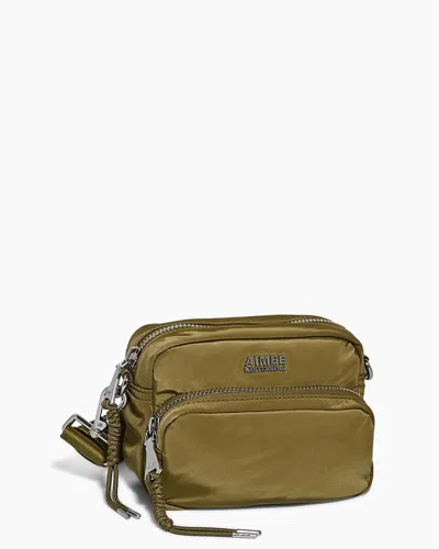Aimee Kestenberg Nylon Camera Crossbody In Green