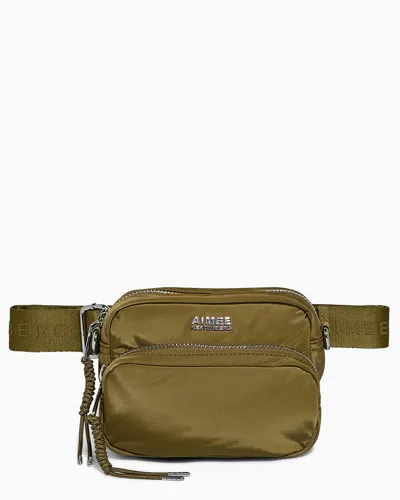 Aimee Kestenberg Nylon Camera Crossbody In Green