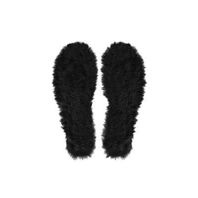 New Orchard Women's Classic Vegan Insole Faux Fur Black In Black