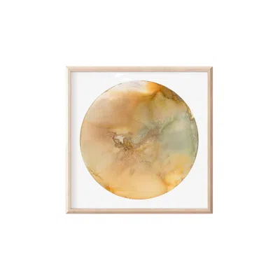 Art By Affie Brown / Yellow / Orange Lumen - Extra Large Fine Art Print In Gold