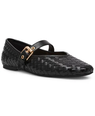 Dv Dolce Vita Women's Mulaney Woven Mary Jane Ballet Flats In Black