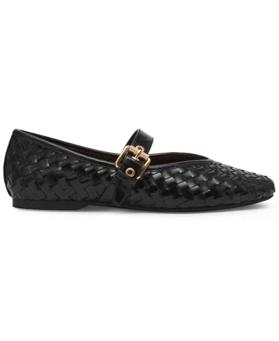 Dv Dolce Vita Women's Mulaney Woven Mary Jane Ballet Flats In Black