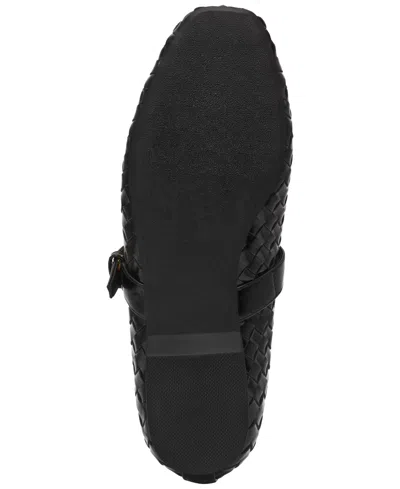 Dv Dolce Vita Women's Mulaney Woven Mary Jane Ballet Flats In Black