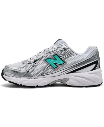 New Balance Women's 740 Casual Sneakers From Finish Line In Silver