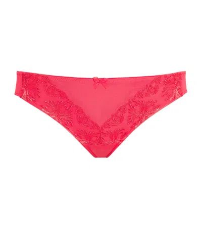 Chantelle Champs Elysees Brazilian Briefs In Red