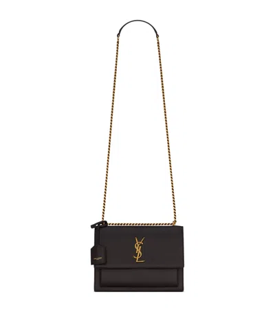 Saint Laurent Small Sunset Shoulder Bag In Black