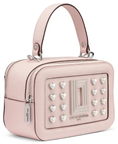 Karl Lagerfeld Simone Small Crossbody Bag In Pink
