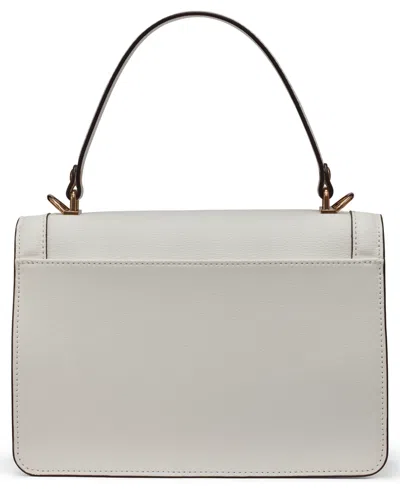 Karl Lagerfeld Simone Front Flap Mini Crossbody Bag In White